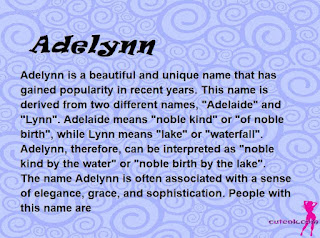 meaning of the name "Adelynn"