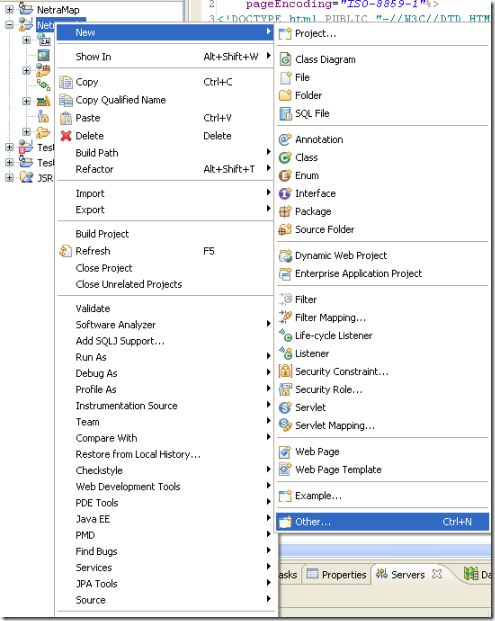 create-run-jsp-rad-webshpere-localhost