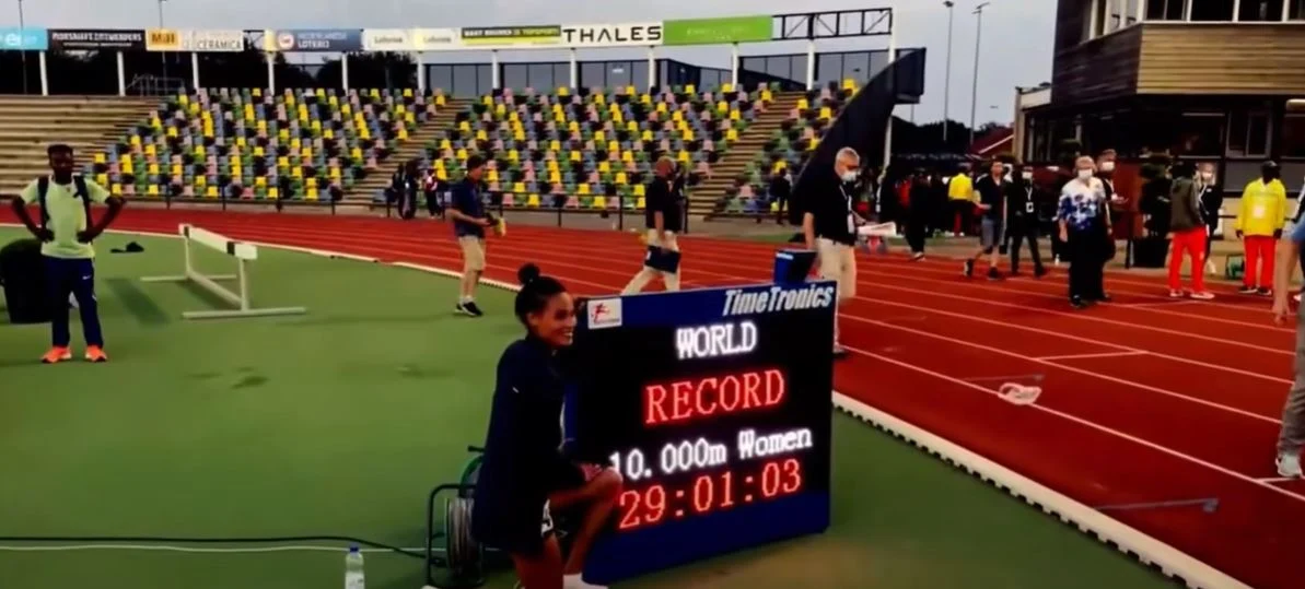 Letesenbet Gidey record 10000 m