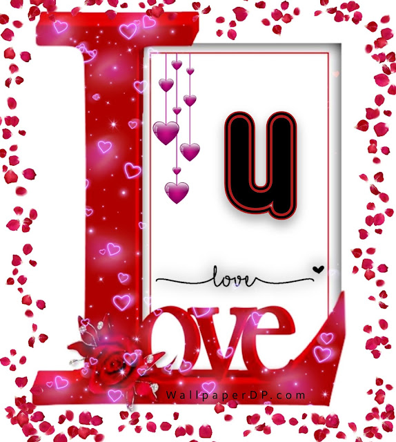 Beautiful Love Frame Unique Design A to Z alphabets Dpz