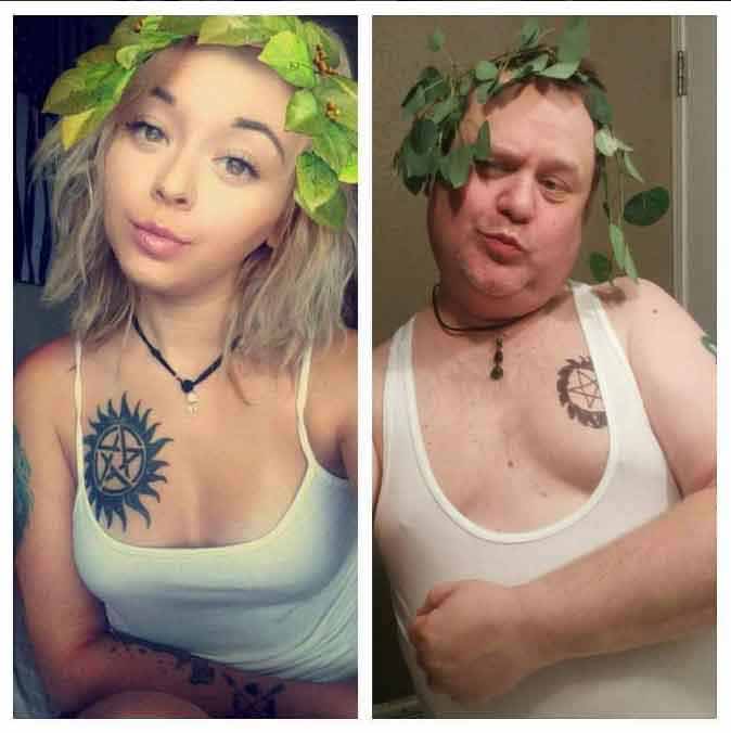 Dad Hilariously Recreates Daughter’s Racy Selfies And Gets 2x More Followers Than Her