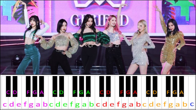 MAGO - GFRIEND Piano / Keyboard Easy Letter Notes for Beginners