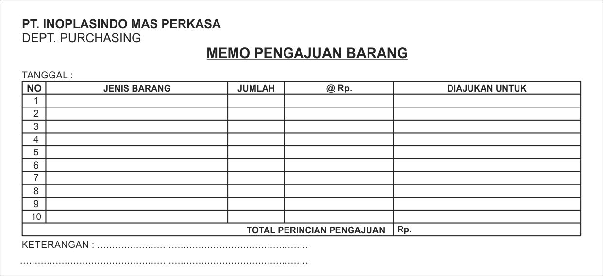 PERCETAKAN TANGERANG: Nota & Faktur