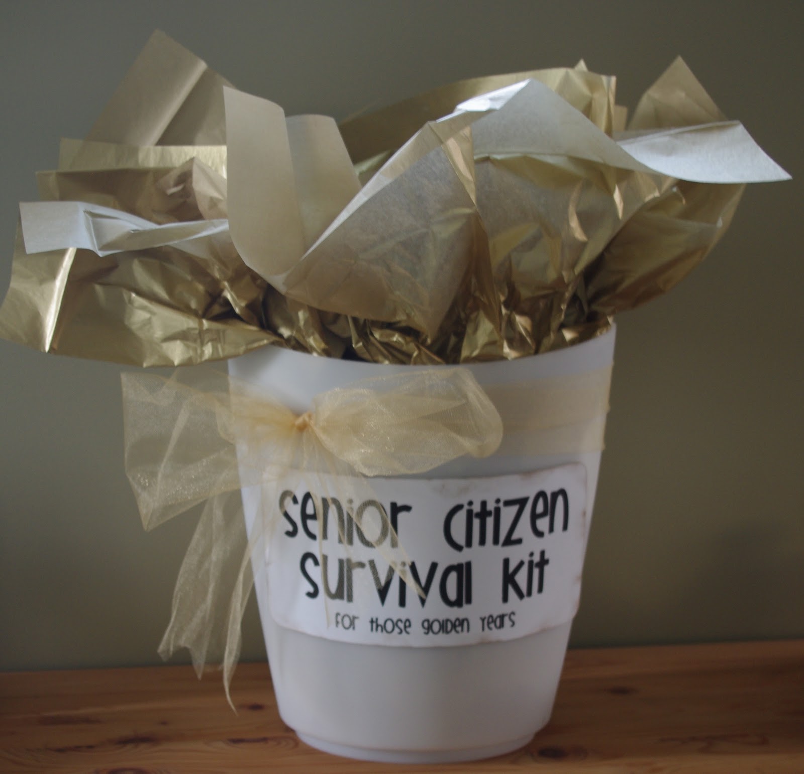 Creative Try als Senior  Citizen Survival Kit