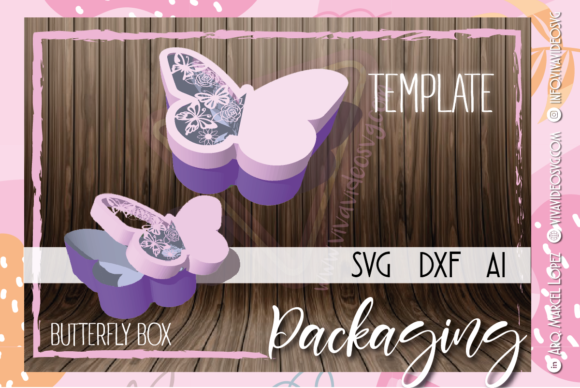 Download 3D Butterfly Box for Cricut, Silhouette and Other Machine