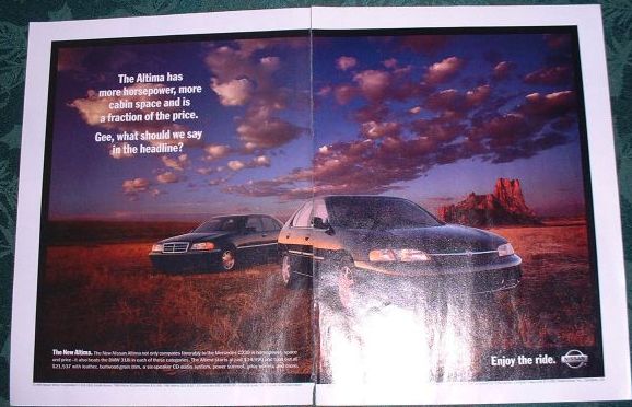 nissan altima 1998. Nissan Altima Ad