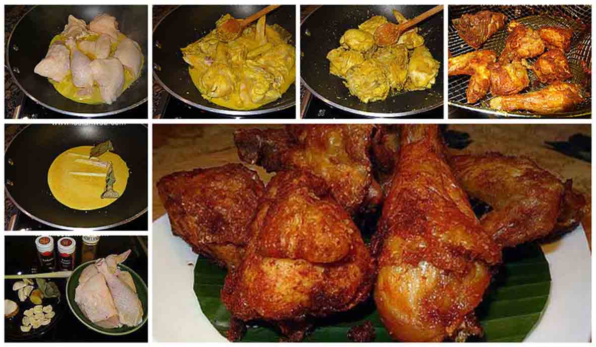 Resep Ayam Goreng Bumbu Kunging