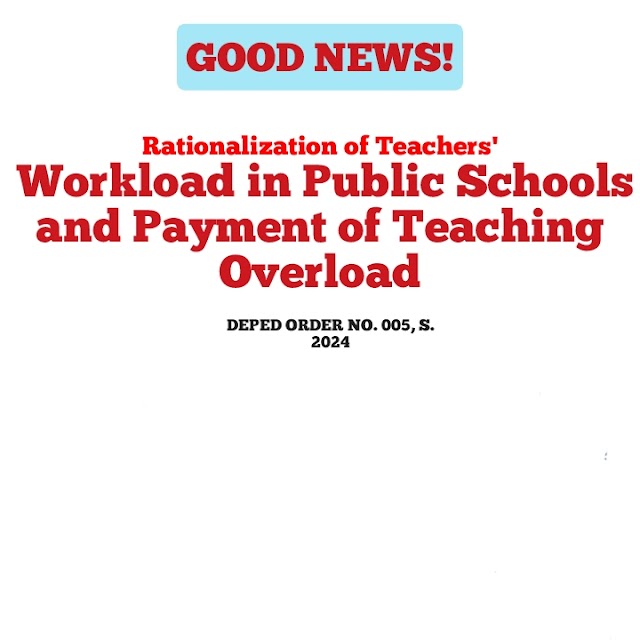 Rationalization of Teachers' Workload in Public Schools and Payment of Teaching Overload
