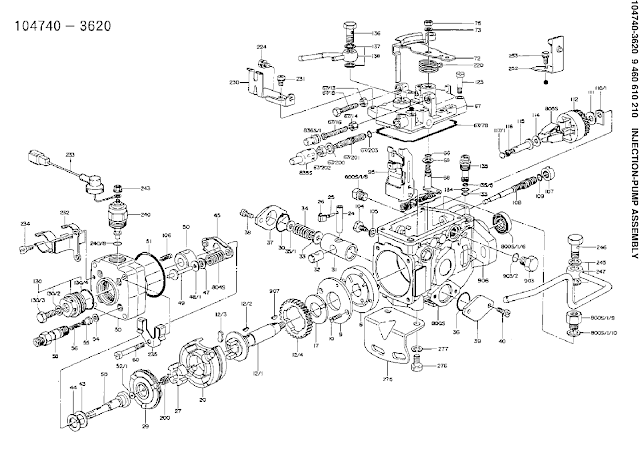 9460610210, 104740-3620 DISTRIBUTOR INJECTION FUEL PUMP ZEXEL