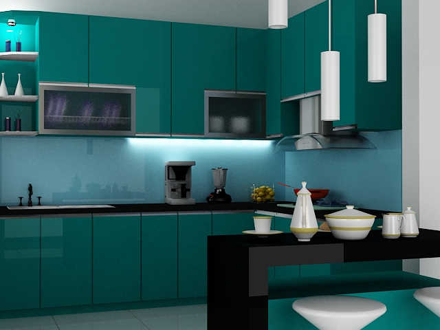 883 ALL NEW KITCHEN SET WARNA  HIJAU