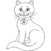 DESENHOS DE GATOS PARA IMPRIMIR E COLORIR (desenho de gatos para imprimir colorir )