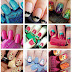 Nails Art in diffrent Colors: