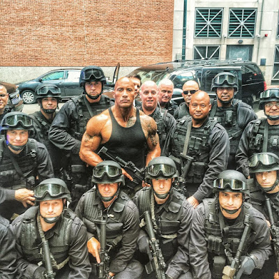 the rock with military instagram images