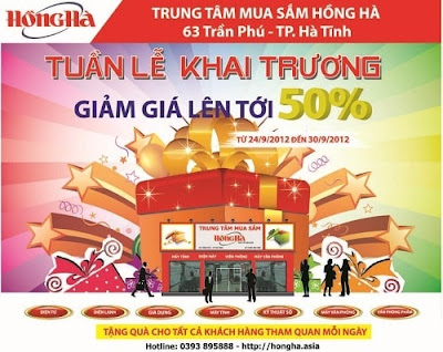 Mẫu tờ rơi khai trương cửa hàng