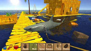 Download Raft Survival Simulator Apk v1.6 (Mod Money/Unlocked) Terbaru