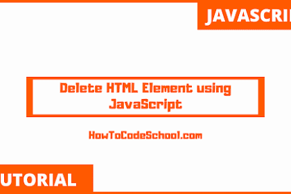 24 Javascript Delete Dom Element