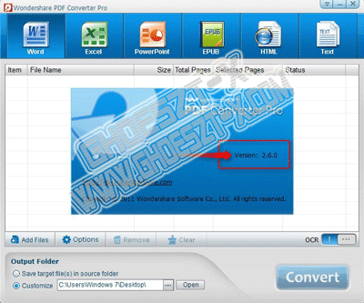 Wondershare PDF Converter Pro 2.6.0.9