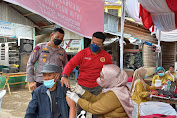 Serentak, BIN Gelar Vaksinasi Di 15 Kabupaten/ Kota Di Sumut, Nelayan Belawan Harap Corona Segera Berlalu