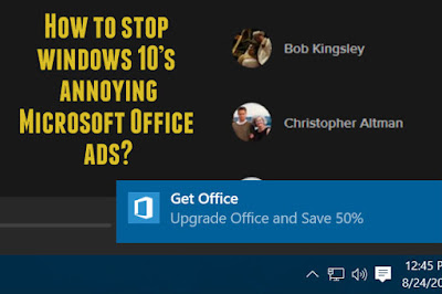 Stop Windows 10 Annoying Microsoft Office Ads