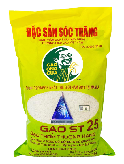Gạo ông Cua ST25 Đà Nẵng