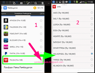 Cara Menukarkan Saldo WHAFF ke dalam PULSA