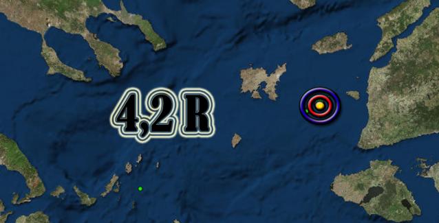 4,2 Ρίχτερ η σεισμική δόνηση που ταρακούνησε πριν λίγο την Μυτιλήνη..