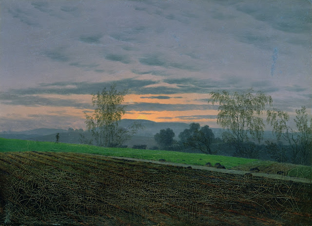 Plowed Field Caspar David Friedrich c. 1830