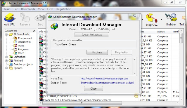 Download IDM 6.12 Build 23 Final + Patch Full Version
