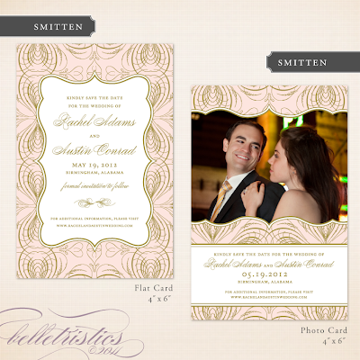 glamorous pink gold wedding save the date design printable diy