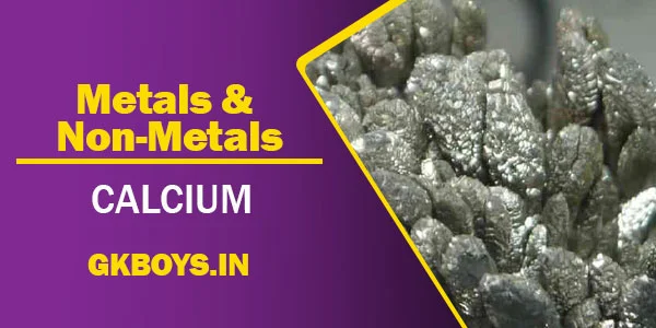 Metals & Non Metals | Calcium | GK Boys