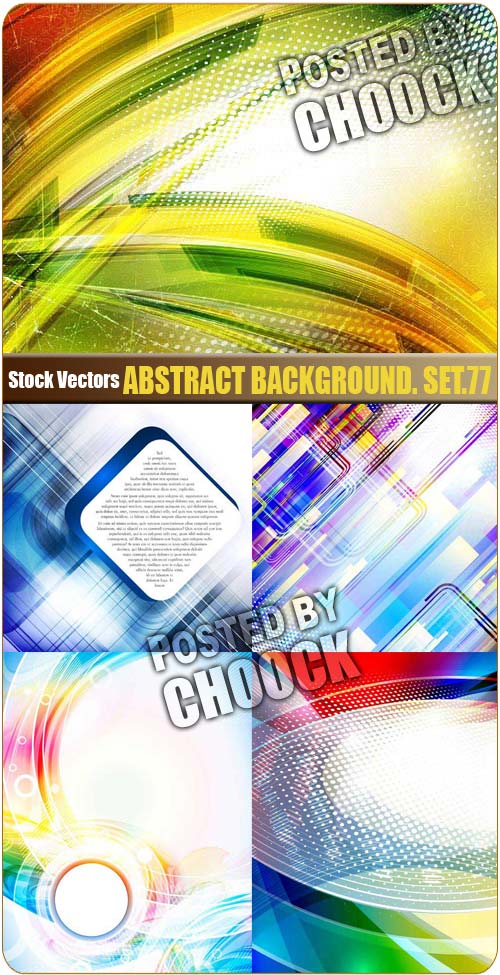 Abstract background vector set 1 November 2012