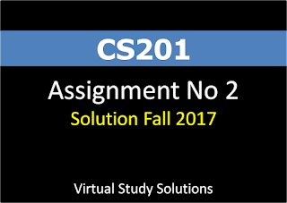 CS201 Assignment No 2 Solution Fall 2017