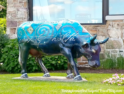Cow Parade Mootivational Cow in Wormleysburg Pennsylvania