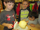 Making applesauce!