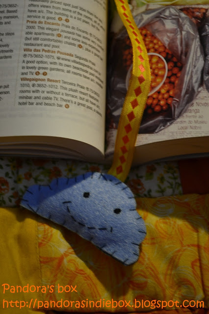 Handmade felt bookmark