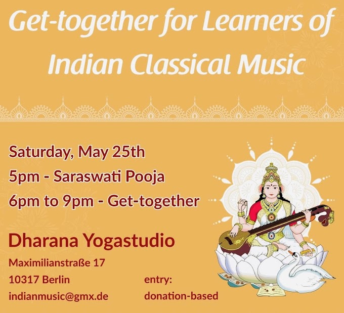  Indian Classical Music Get Together (25th May 2024) Dharana Berlin