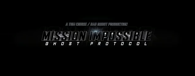 Mission Impossible 4 - Ghost Protocol 2011 spy film title action movie cmaquest ethan hunt