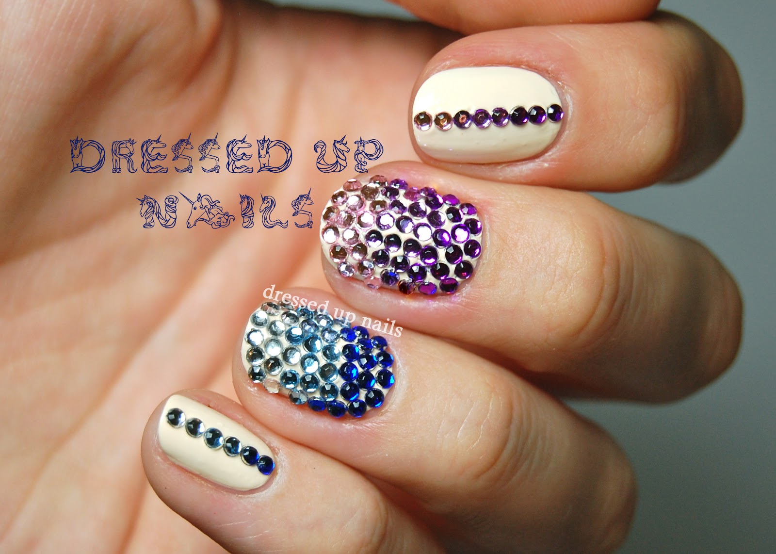 Nail Designs With Rhinestones | Nail Art Mystery