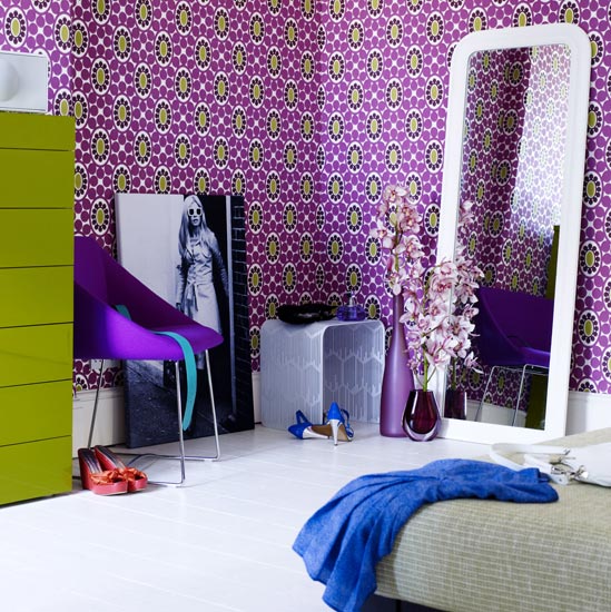 Purple Funk Wallpaper for Bedroom
