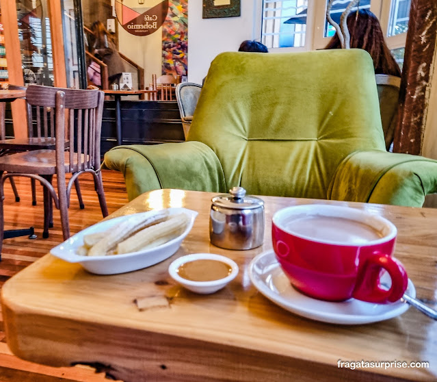 Café Bohemio em Valparaíso no Chile