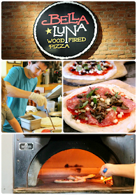 Watch your pizza being made in the open kitchen & then baked in a wood-fired oven at Bella Luna in Harrisonburg. #BlueRidgeBucket #Trekarooing
