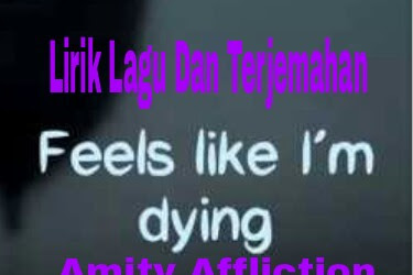 Lirik Lagu dan Terjemahan  Feels Like I’m Dying - Amity Affliction 