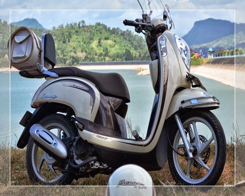  Modifikasi Scoopy Velg 17 14 Retro Touring Keren Klasik 