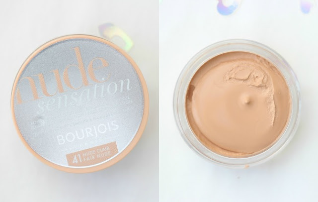 Bourjois nude sensation foundation with the lid off