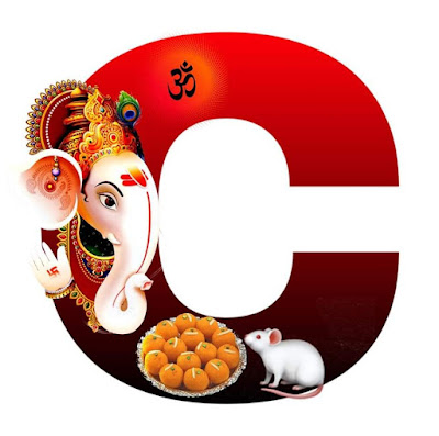 C Alphabet Ganesha Image