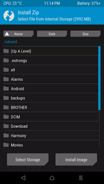 iTel 1505 TWRP Recovery