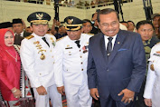 Disaksikan Jaksa Agung, Gubernur Lampung Lantik Bupati Tanggamus