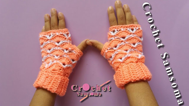 كروشيه قفازات اطفال .  crochet gloves with fingers  .crochet fingerless gloves  . كروشيه قفازات . كروشيه جوانتى بدون اصابع . طقم كروشيه للبنات . كروشيه جوانتي  . كروشيه كفوف . 