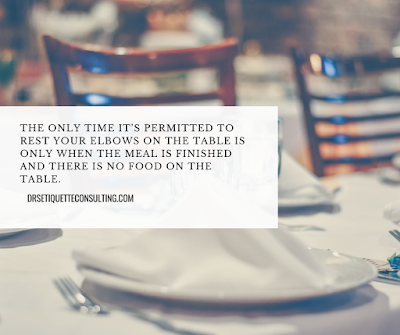 Dining Etiquette Tip