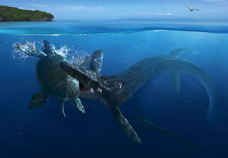 Archelon y los depredadores marinos